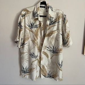 Nautica Men’s Silk Shirt L